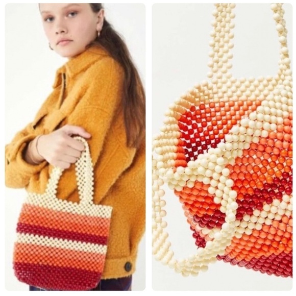 Urban Outfitters Multicolored Mini Beaded Tote - Picture 5 of 14